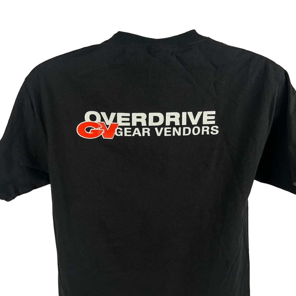 Overdrive GV Gear Vendors Drag Racing T-Shirt Men's Size Medium